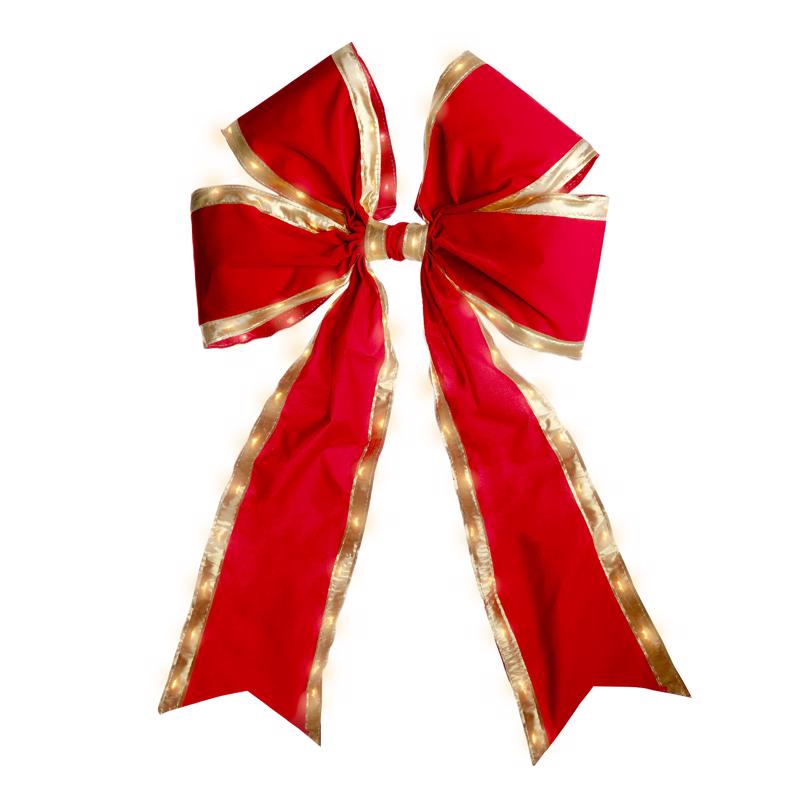 Celebrations LED 18 in. Christmas Bow, Pack of 8