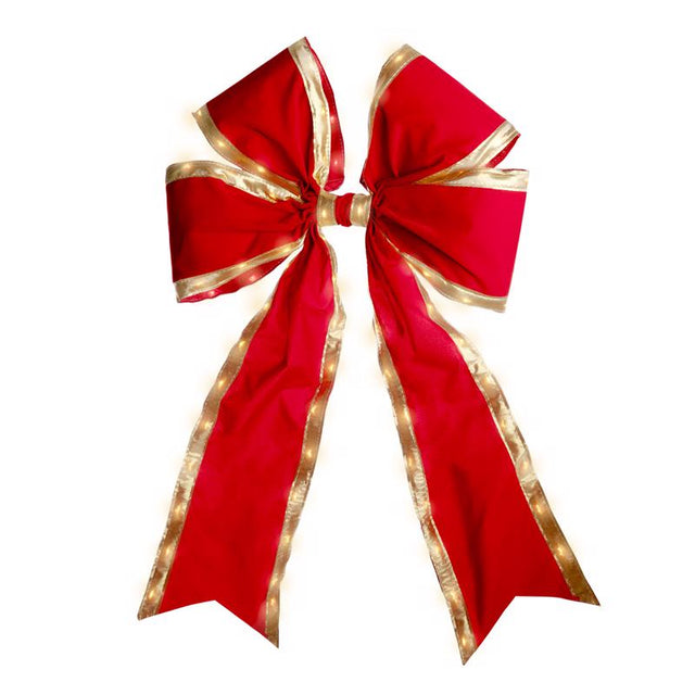 Celebrations LED 18 in. Christmas Bow, Pack of 8