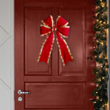 Celebrations LED 18 in. Christmas Bow, Pack of 8