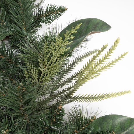 Celebrations 12 in. D X 9 ft. L LED Prelit Garland, Pack of 6