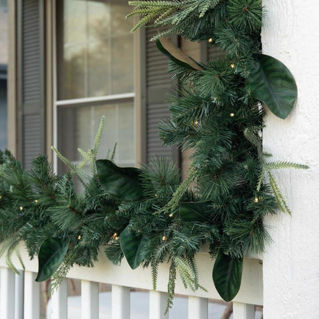 Celebrations 12 in. D X 9 ft. L LED Prelit Garland, Pack of 6