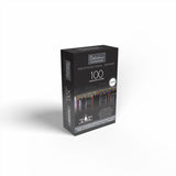 Celebrations Platinum LED T5 Multicolored/Warm White 100 ct Icicle Christmas Lights 8.5 ft.