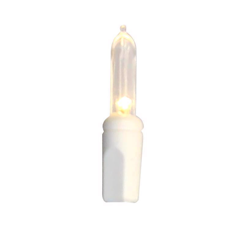 Celebrations Platinum LED T5 Warm White 100 ct Icicle Christmas Lights 9.5 ft.