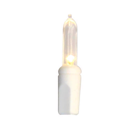 Celebrations Platinum LED T5 Warm White 100 ct Icicle Christmas Lights 9.5 ft.