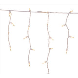 Celebrations Platinum LED T5 Warm White 100 ct Icicle Christmas Lights 9.5 ft.