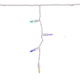 Celebrations LED T5 Multicolored 100 ct Icicle Christmas Lights 4 ft.