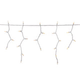 Celebrations Classic LED T5 Warm White 100 ct Icicle Christmas Lights 6.3 ft.