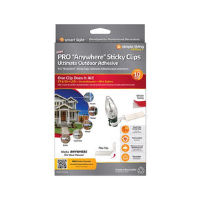 Simple Living Solutions Max Pro Anywhere Sticky Clips 10 pk