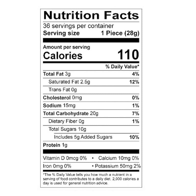 Goetze's Candy Cow Tales Honey Bun Caramel 1 oz, Pack of 36