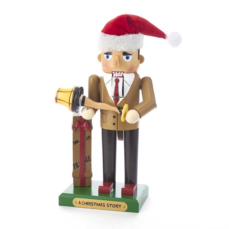 Kurt S. Adler Christmas Story Mr. Parker with Leg Lamp Nutcracker 11 in., Pack of 8