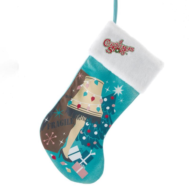 Kurt S. Adler Christmas Story Leg Lamp Christmas Stocking, Pack of 12