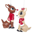 Kurt S. Adler Rudolph and Clarice Ornaments, Pack of 16