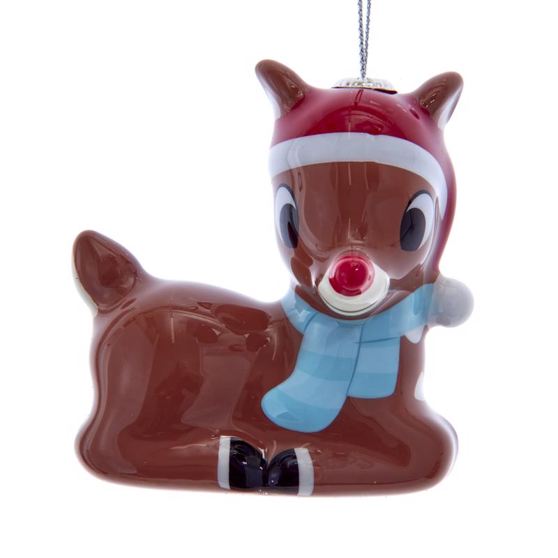 Kurt S. Adler Rudolph Decopage Ornament, Pack of 24