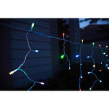 Celebrations Platinum Brilliant LED Micro/5mm RGBW 150 ct Icicle Christmas Lights 16 ft.