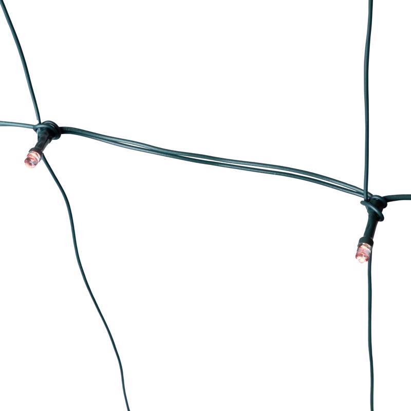Celebrations Platinum LED T5 Multicolored 100 ct Net Smart-Enabled Christmas Lights 4 ft.