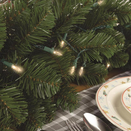 Celebrations Platinum LED T5 Clear/Warm White 50 ct String Smart-Enabled Christmas Lights 16.6 ft.