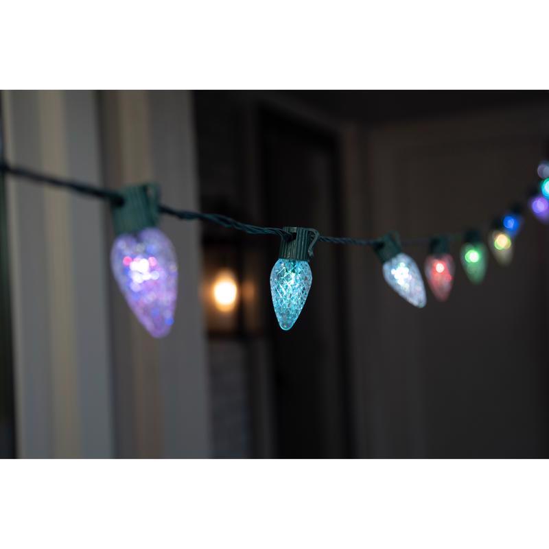 Celebrations Platinum LED RGBW Novelty Smart-Enabled Christmas Lights 6 ft.