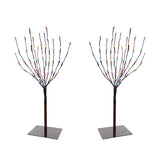 Celebrations Platinum Brilliant LED Prelit RGBW Entryway Kit Wreath and Garland Set