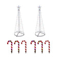 Celebrations Platinum Brilliant LED RGBW Outdoor Kit 4 ft. Yard Decor