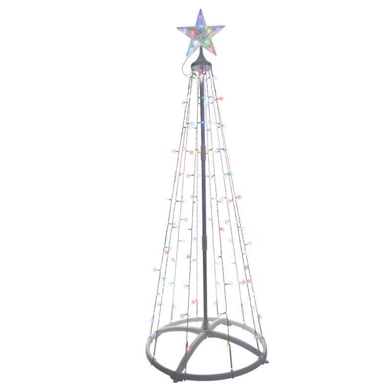 Celebrations Platinum Brilliant LED RGBW Outdoor Kit 4 ft. Yard Decor