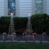 Celebrations Platinum Brilliant LED RGBW Outdoor Kit 4 ft. Yard Decor