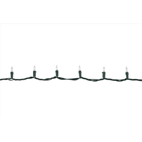 Celebrations Classic LED T5 Pure White 100 ct String Christmas Lights 24.75 ft., Pack of 12