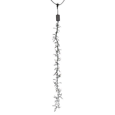 Celebrations LED Clear Cluster Rain Lights 47 in. Hanging Decor, Pack of 12