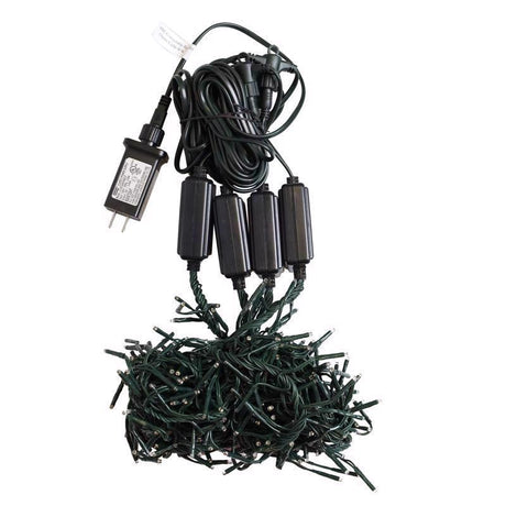Celebrations LED Clear Cluster Rain Lights 47 in. Hanging Decor, Pack of 12