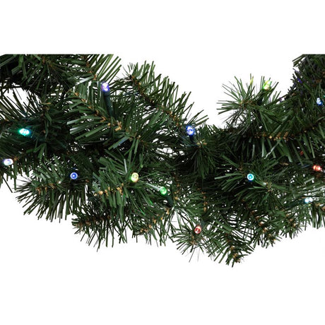 Celebrations 24 in. D LED Prelit RGBW Brilliant Wreath