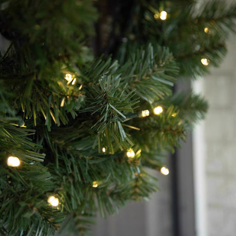 Celebrations 24 in. D LED Prelit RGBW Brilliant Wreath