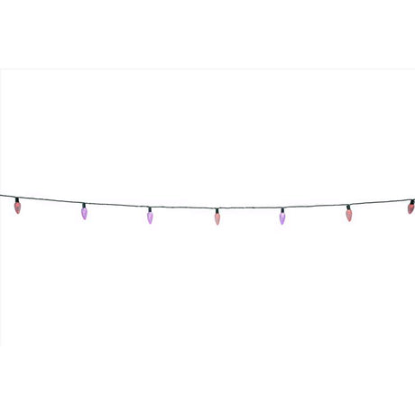 Celebrations Platinum LED C9 RGBW 25 ct String Lights w/Remote Christmas Lights 25 ft.