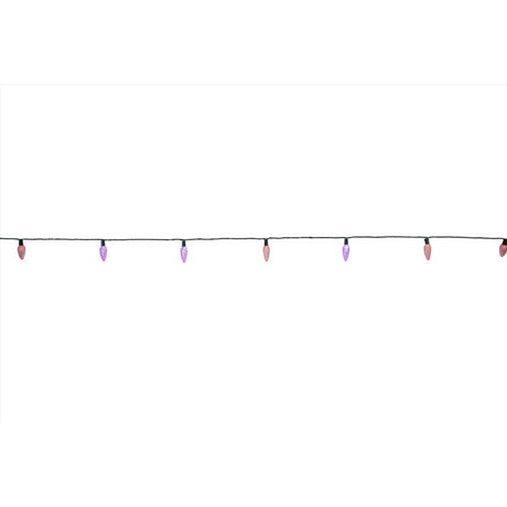 Celebrations Platinum LED C9 RGBW 25 ct String Christmas Lights 25 ft.