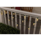Celebrations Platinum LED C9 RGBW 25 ct String Christmas Lights 25 ft.