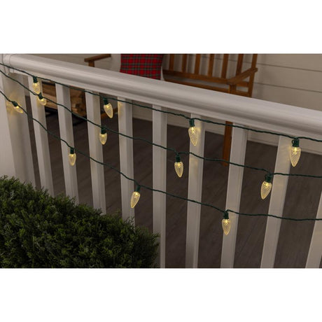 Celebrations Platinum LED C9 RGBW 25 ct String Christmas Lights 25 ft.