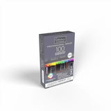 Celebrations Platinum LED T5 RGBW 100 ct Icicle Christmas Lights 9.5 ft.