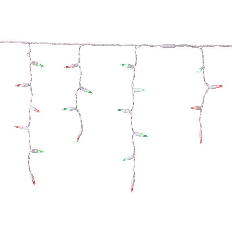 Celebrations Platinum LED T5 RGBW 100 ct Icicle Christmas Lights 9.5 ft.
