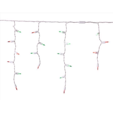 Celebrations Platinum LED T5 RGBW 100 ct Icicle Christmas Lights 9.5 ft.