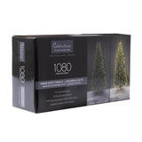 Celebrations Platinum LED Big Seed Cluster Warm White 1080 ct String Christmas Lights 10 ft.