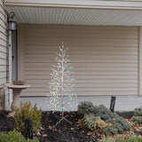 Celebrations LED Multi Birch 5.5 ft. Yard Decor