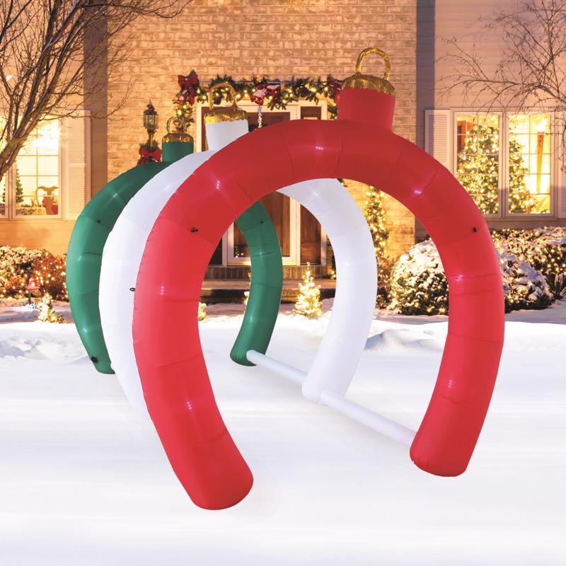 A Holiday Company LED Archway 108 in. Inflatable