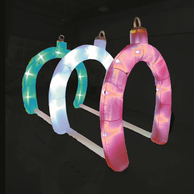 A Holiday Company LED Archway 108 in. Inflatable