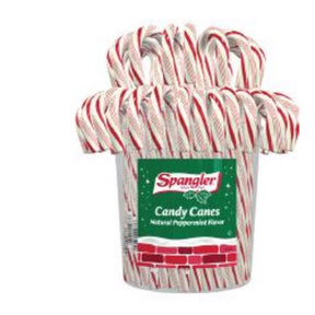 Spangler Peppermint Candy Cane 1 each, Pack of 60