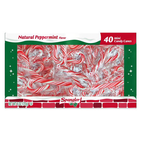 Spangler Peppermint Candy Cane 6 oz, Pack of 24