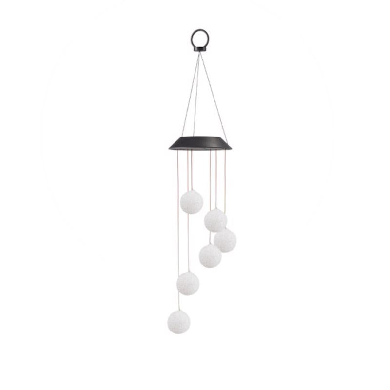 Globe Electric Skylar Metal/Plastic 29 in. Wind Chime, Pack of 4