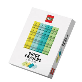 LEGO Licensed LEGO Brick Eraser Multicolored 8 pc