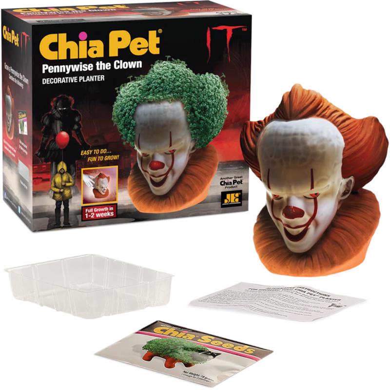 Chia Pet Pennywise the Clown Licensed Planter Clay 1 pk, Pack of 16
