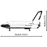 COBI Space Shuttle Atlantis Block Set Black/White 685 pc