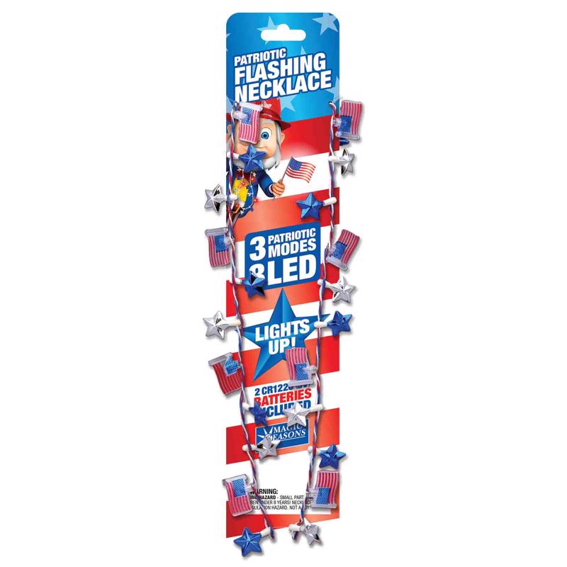 Shawshank LEDz Magic Seasons Patriotic Flashing Accessories 1 pk, Pack of 30