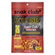 Snak Club Hot Ones Cider Vinegar/Red Chili Snack Mix 4.5 oz Bagged, Pack of 6