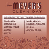 Mrs. Meyer's Clean Day Gingerbread Scent Liquid Soap 12.5 oz, Pack of 6